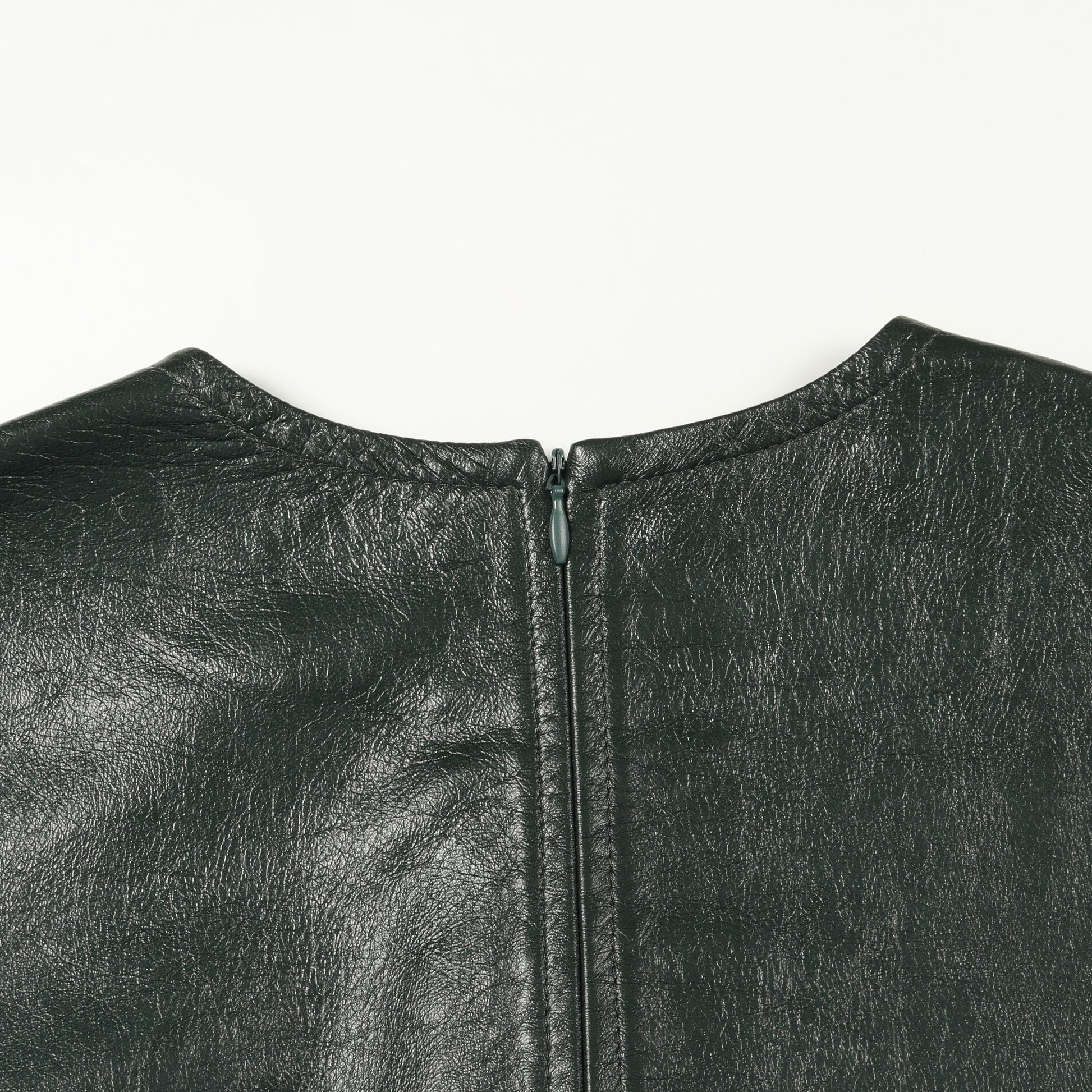ワンピース レザー コットン グリーン ボッテガヴェネタ ワンピース BOTTEGA VENETA