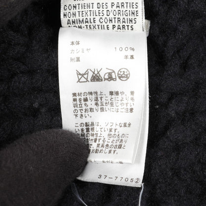 ジップアップ ニット ジャケット カシミヤ ネイビー エルメス アウター HERMES