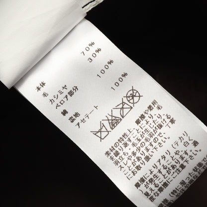 ハット ウール カシミヤ グレー ダークブラウン エルメス 財布・小物 HERMES