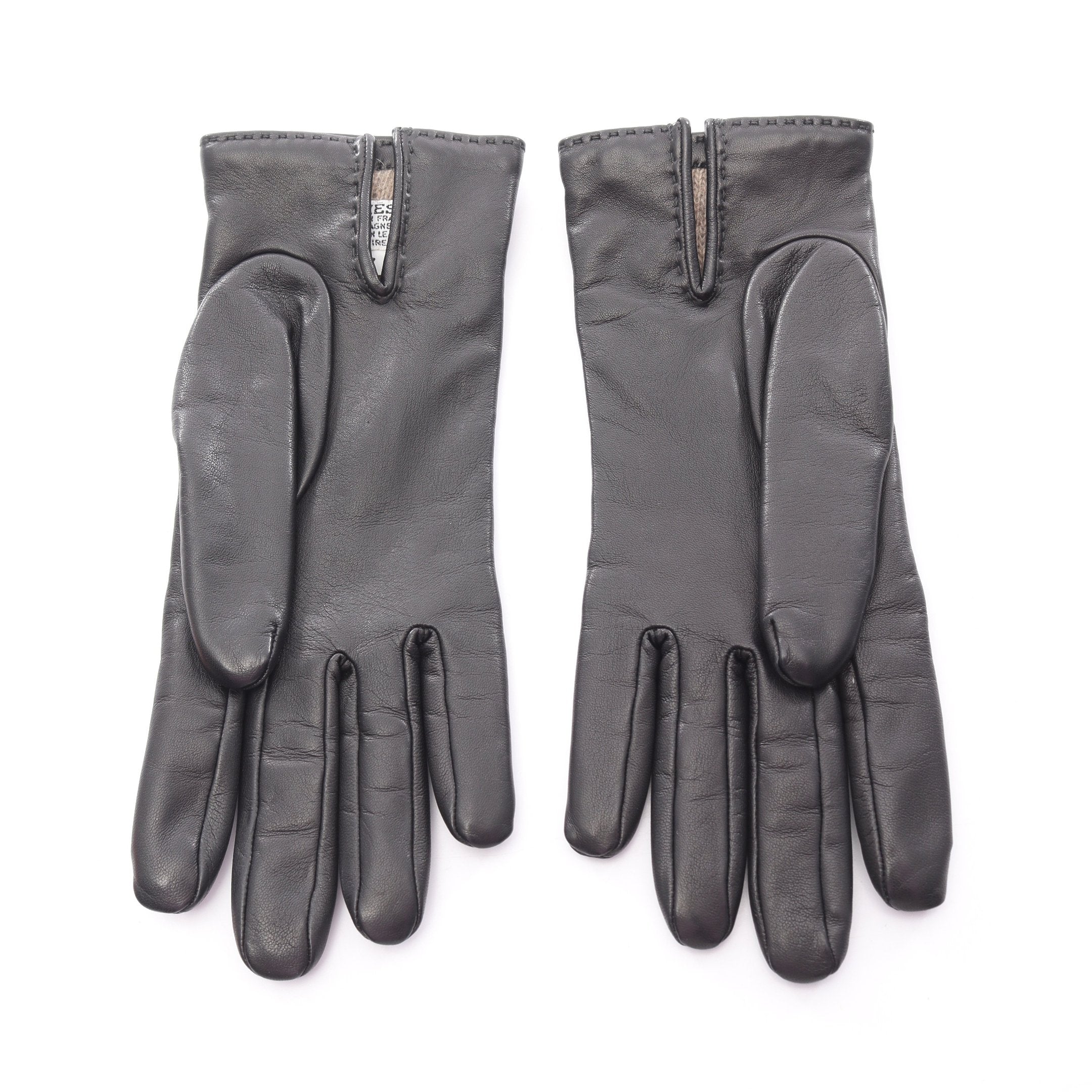 ケリー 手袋 グローブ レザー ブラック シルバー金具 エルメス – RECLO