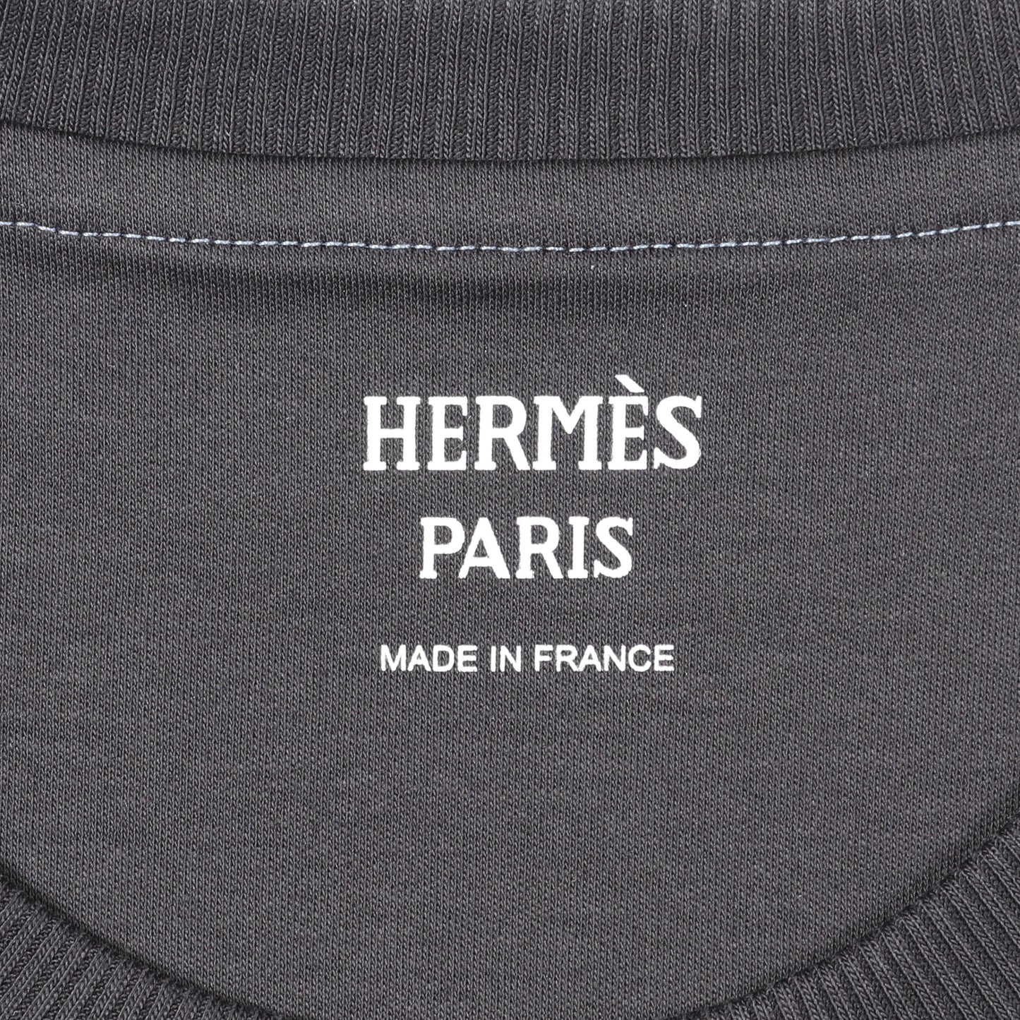 Candy Libris Tシャツ クルーネック 半袖 ラグランスリーブ コットン ブラック エルメス トップス HERMES