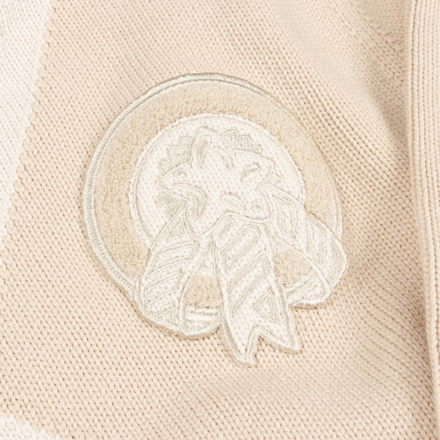 クロップド ニット コットン ナイロン シルク ライトベージュ エルメス トップス HERMES
