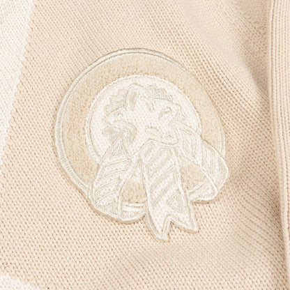 クロップド ニット コットン ナイロン シルク ライトベージュ エルメス トップス HERMES