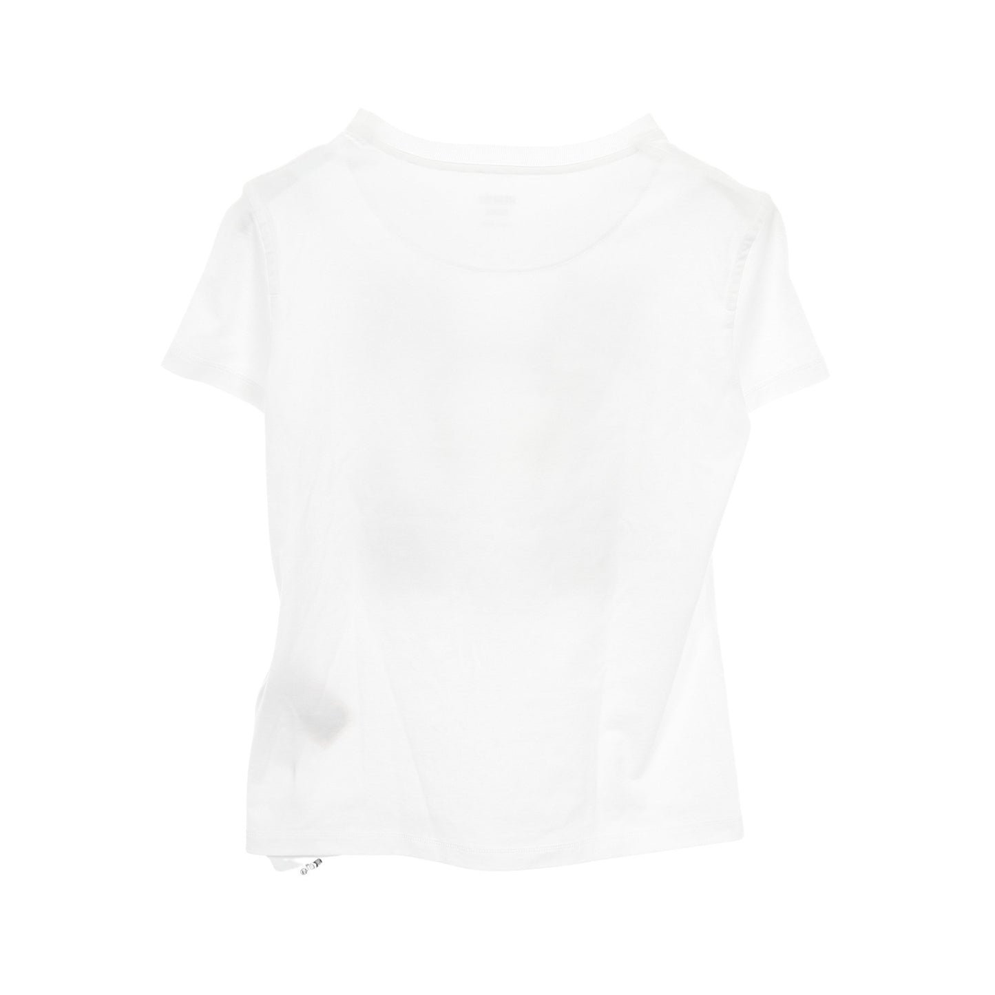 カルトゥッシュ デッラ カヴァッレリア Tシャツ クルーネック 半袖 コットン ホワイト ブラウン エルメス トップス HERMES