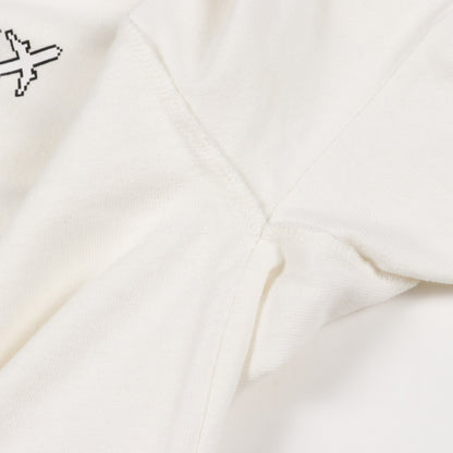 2054 LVプレーン プリンテッド Tシャツ クルーネック 半袖 コットン オフホワイト ルイヴィトン トップス LOUIS VUITTON