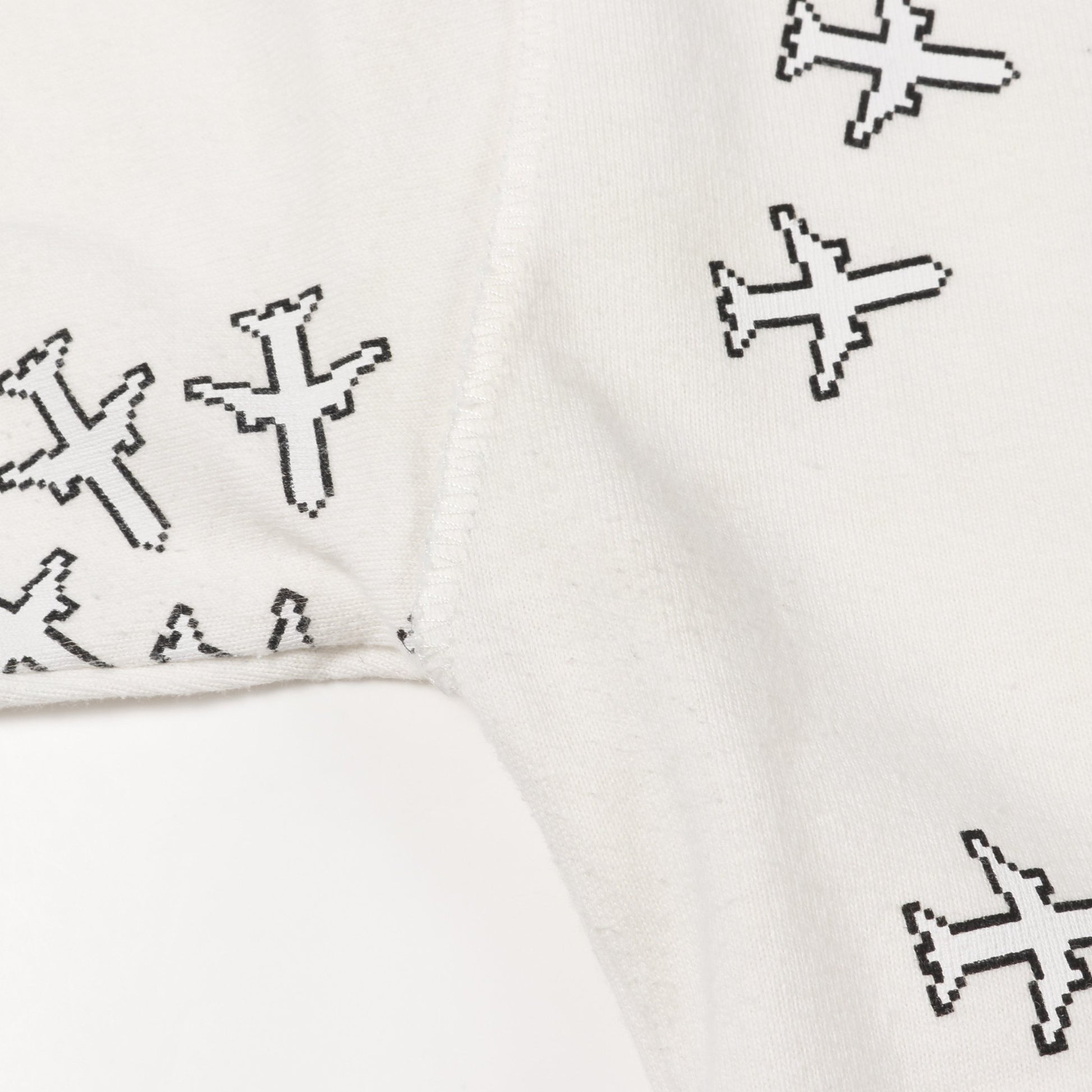 2054 LVプレーン プリンテッド Tシャツ クルーネック 半袖 コットン オフホワイト ルイヴィトン トップス LOUIS VUITTON