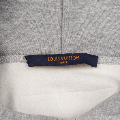 TOURIST VS PURIST タフタージュ プルオーバーパーカー コットン グレー グリーン 裏起毛 ルイヴィトン トップス LOUIS VUITTON