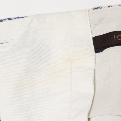 パンツ チェック コットン ホワイト ブルー レッド ルイヴィトン ボトムス LOUIS VUITTON