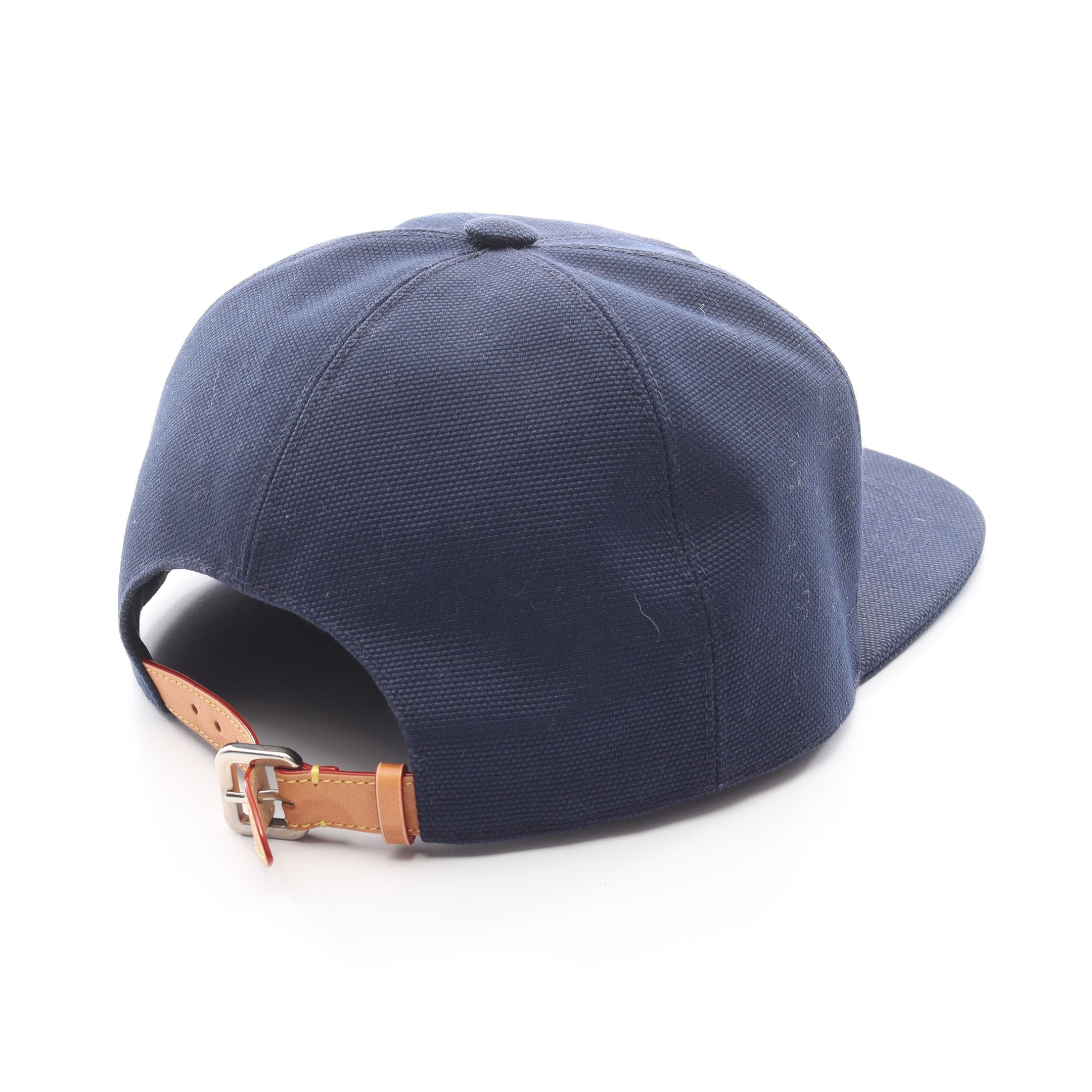 Louis Vuitton LVチェーン キャップ コットン ネイビー