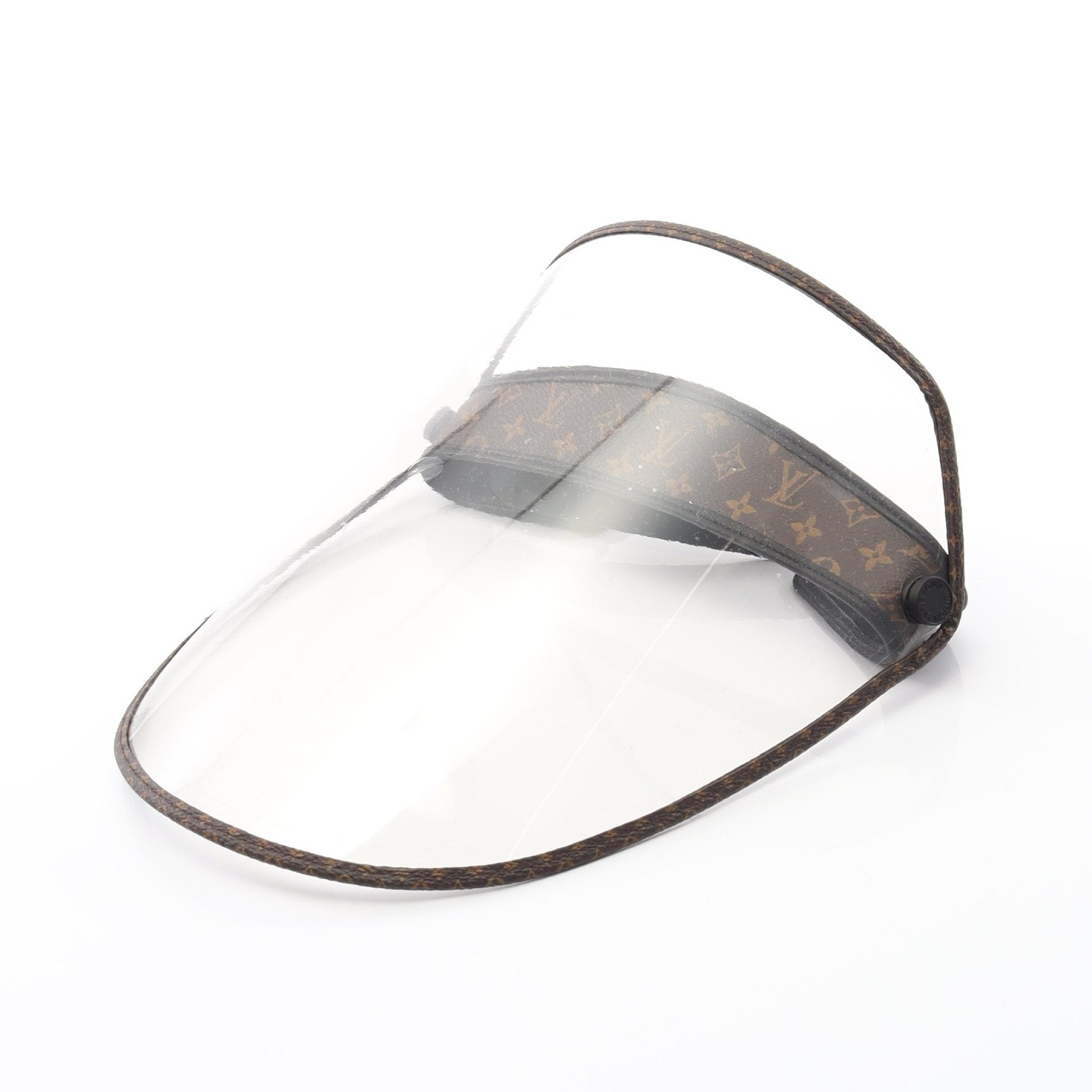 ビジェールLVシールド モノグラム フェイスシールド サンバイザー PVC