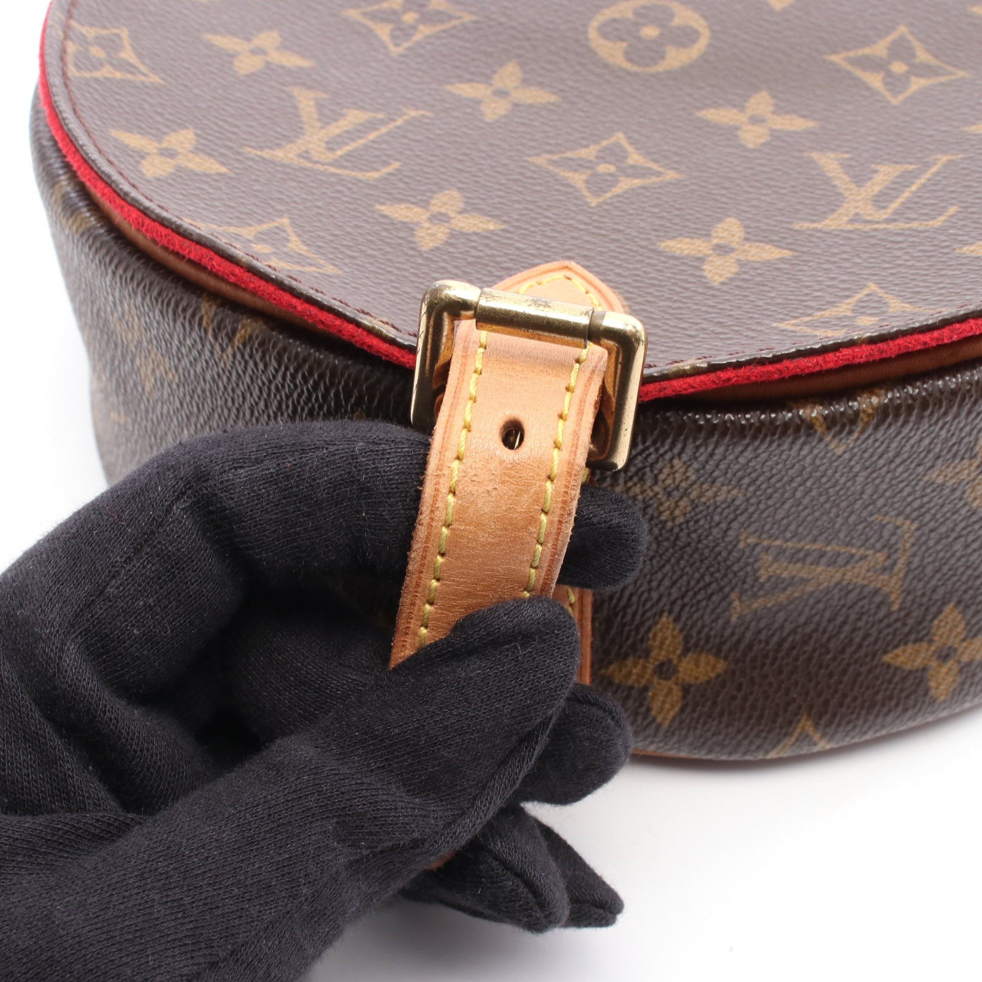 タンブラン モノグラム ショルダーバッグ PVC レザー ブラウン ルイヴィトン バッグ LOUIS VUITTON