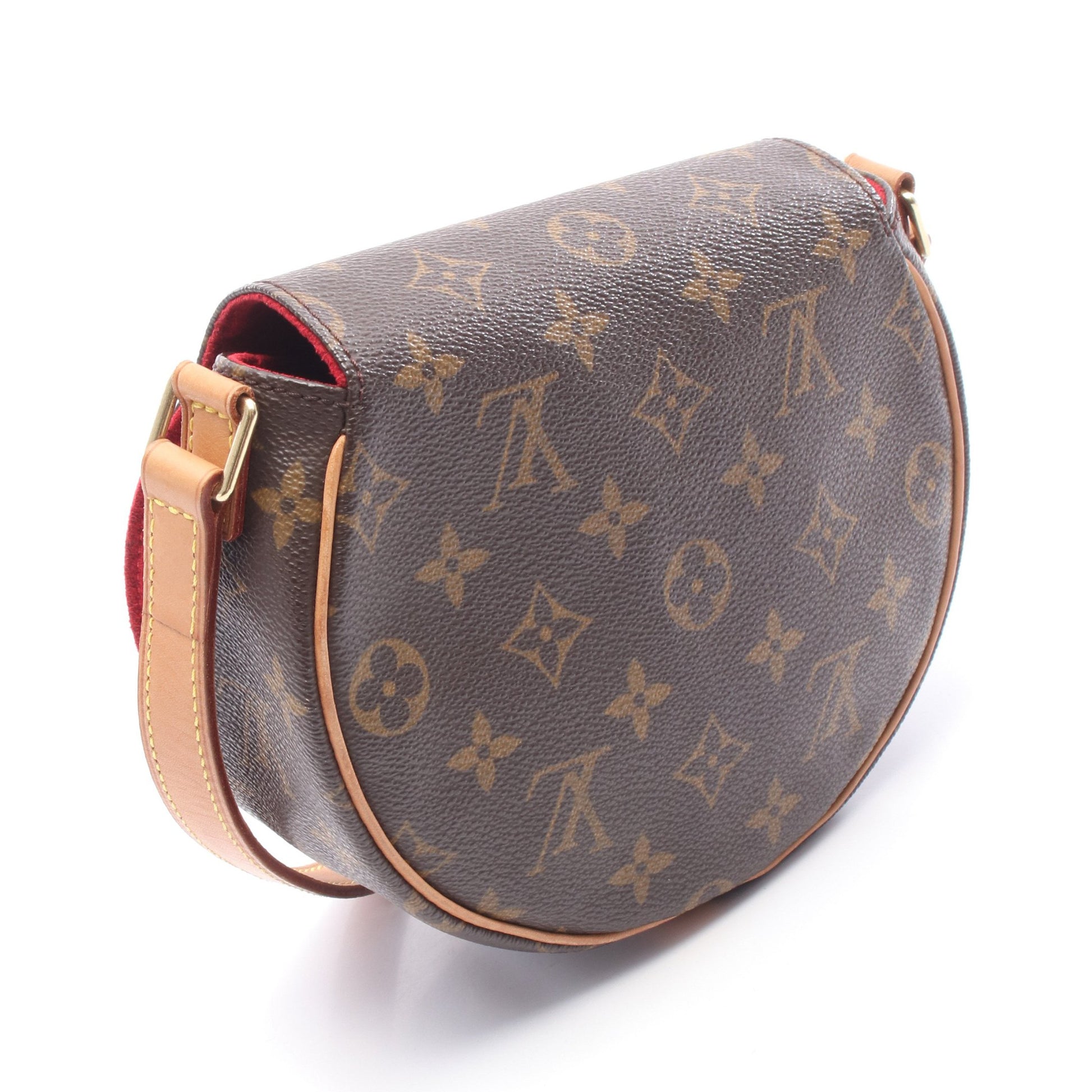 タンブラン モノグラム ショルダーバッグ PVC レザー ブラウン ルイヴィトン バッグ LOUIS VUITTON