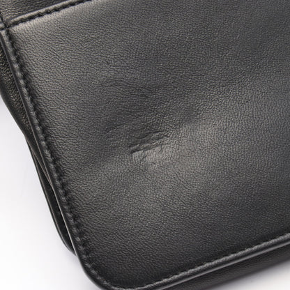 ボーイシャネル シェブロン Vステッチ チェーンウォレット ラムスキン ブラック ゴールド金具 シャネル バッグ CHANEL