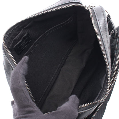 トリオ メッセンジャー モノグラム エクリプス ショルダーバッグ PVC レザー ブラック グレー ルイヴィトン バッグ LOUIS VUITTON