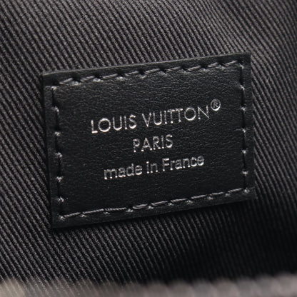 トリオ メッセンジャー モノグラム エクリプス ショルダーバッグ PVC レザー ブラック グレー ルイヴィトン バッグ LOUIS VUITTON