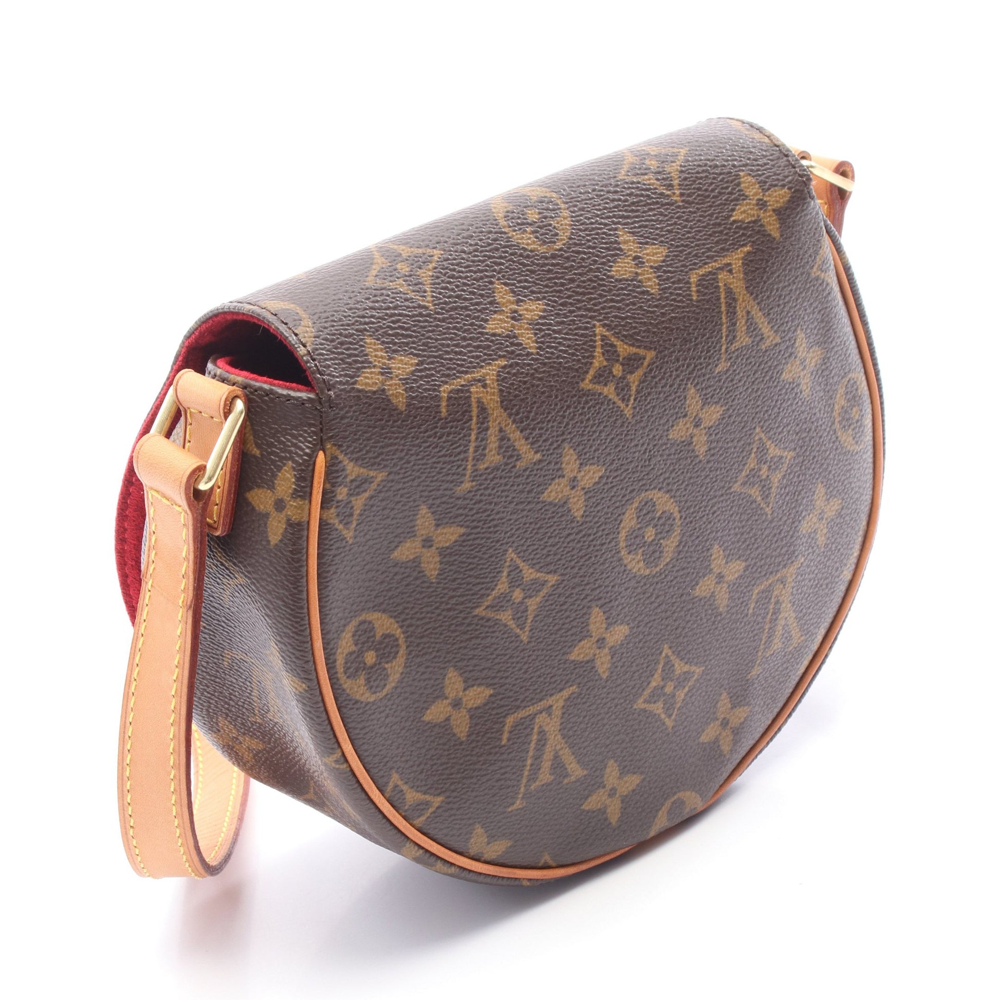 タンブラン モノグラム ショルダーバッグ PVC レザー ブラウン ルイヴィトン バッグ LOUIS VUITTON