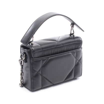 30 MONTAIGNE モンテーニュ マキシカナージュ ハンドバッグ レザー ブラック 2WAY クリスチャンディオール バッグ Christian Dior