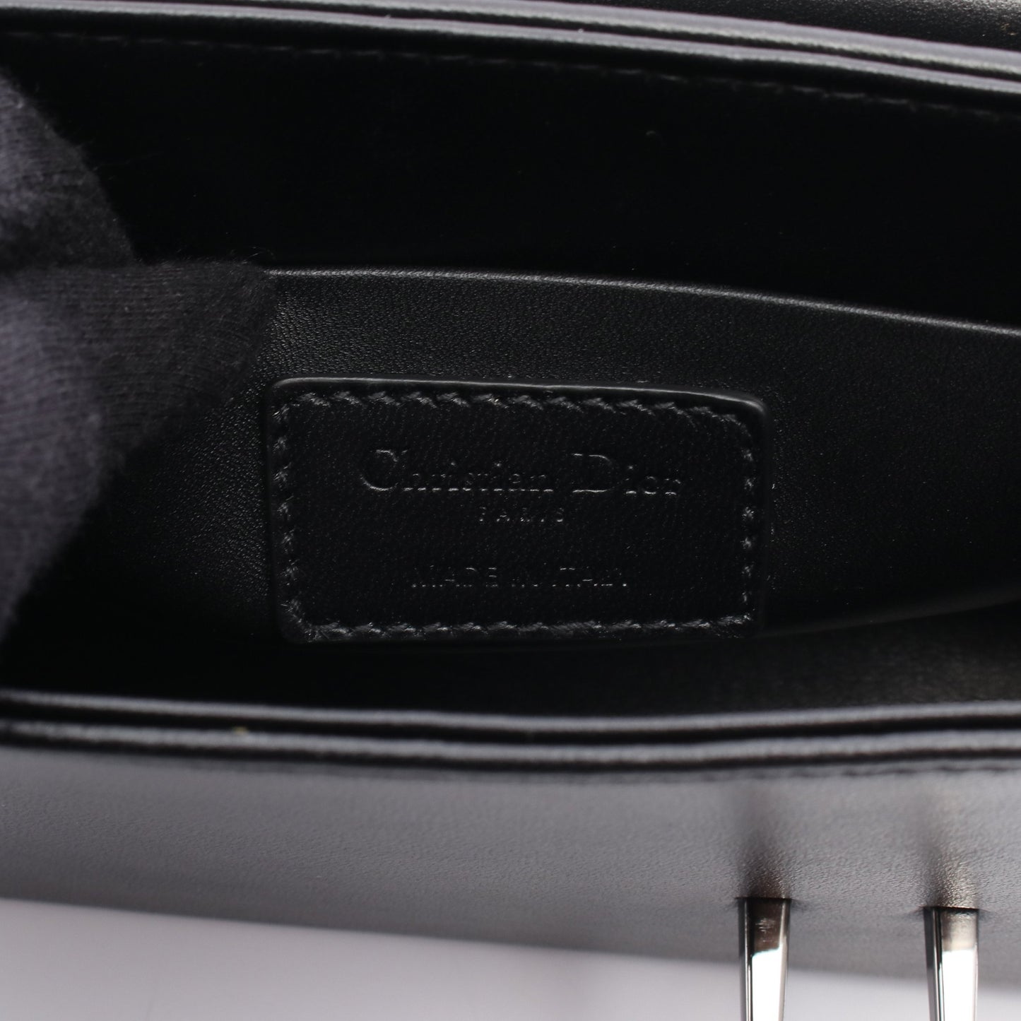 30 MONTAIGNE モンテーニュ マキシカナージュ ハンドバッグ レザー ブラック 2WAY クリスチャンディオール バッグ Christian Dior