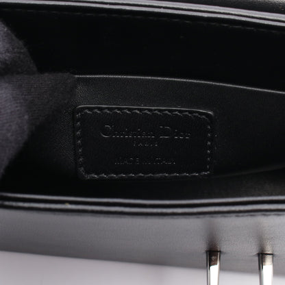 30 MONTAIGNE モンテーニュ マキシカナージュ ハンドバッグ レザー ブラック 2WAY クリスチャンディオール バッグ Christian Dior