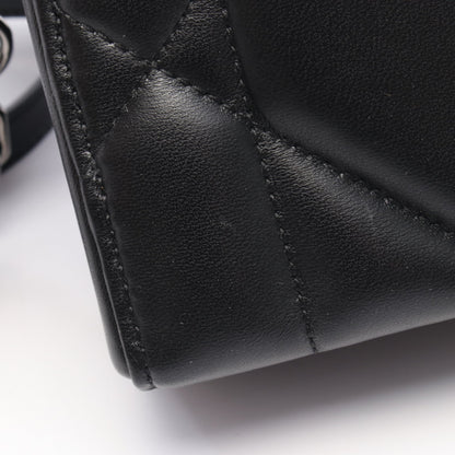 30 MONTAIGNE モンテーニュ マキシカナージュ ハンドバッグ レザー ブラック 2WAY クリスチャンディオール バッグ Christian Dior