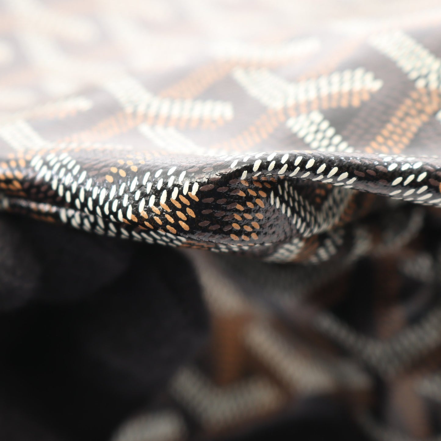 サンルイPM ハンドバッグ トートバッグ コーティングキャンバス レザー ブラック マルチカラー ゴヤール バッグ GOYARD