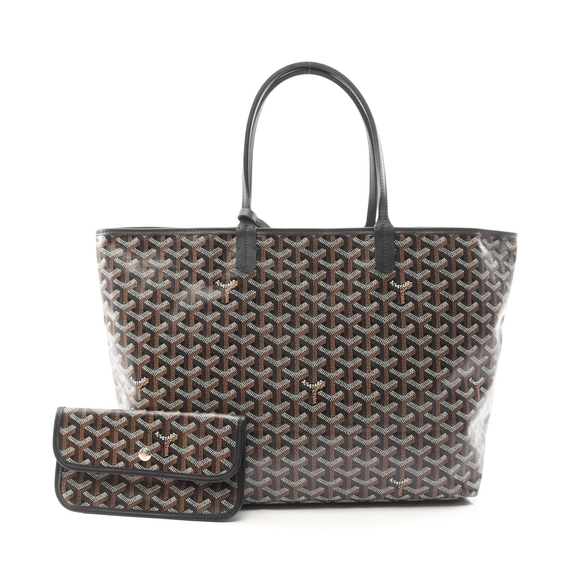 サンルイPM ハンドバッグ トートバッグ コーティングキャンバス レザー ブラック マルチカラー ゴヤール バッグ GOYARD