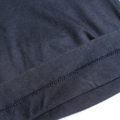 カヴァルカード Tシャツ クルーネック プリント コットン ネイビー エルメス トップス HERMES