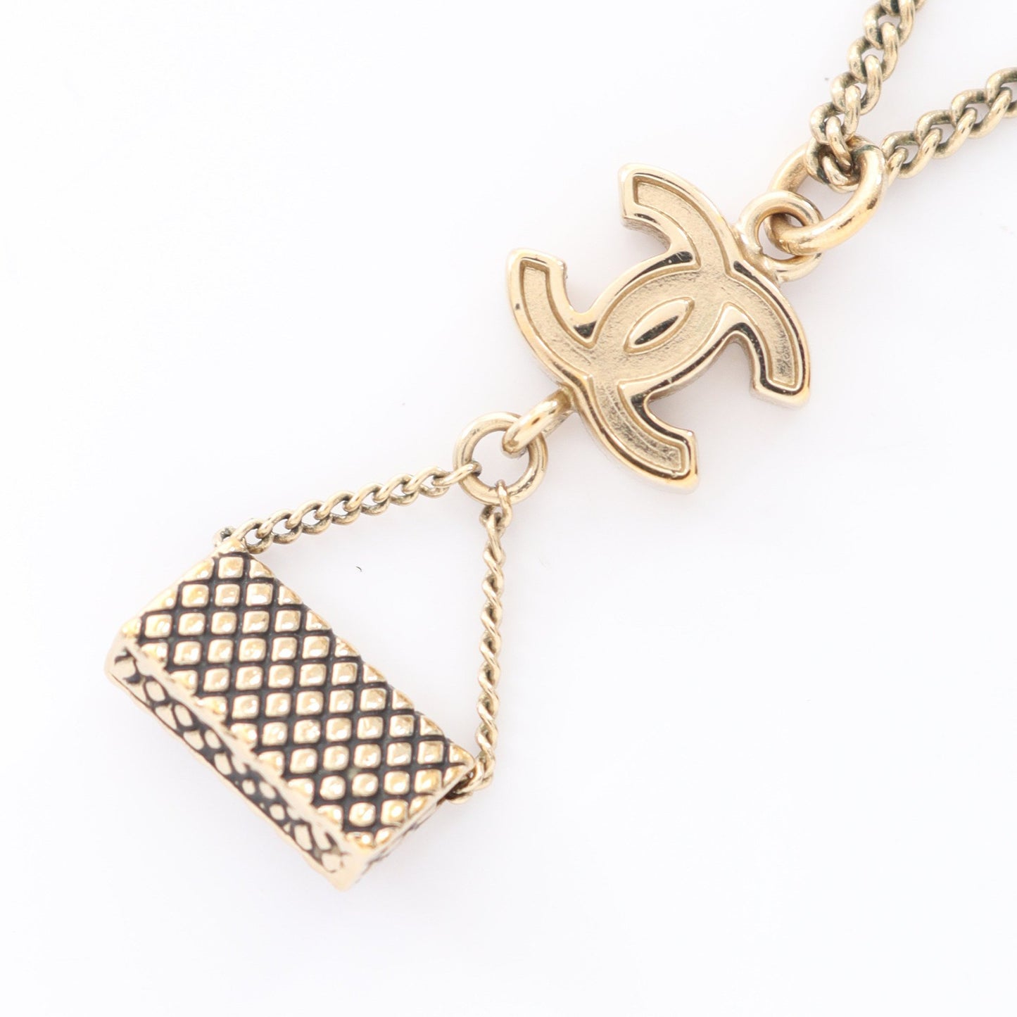 ココマーク マトラッセ ネックレス GP ゴールド ブラック 09P シャネル アクセサリー CHANEL