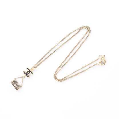 ココマーク マトラッセ ネックレス GP ゴールド ブラック 09P シャネル アクセサリー CHANEL