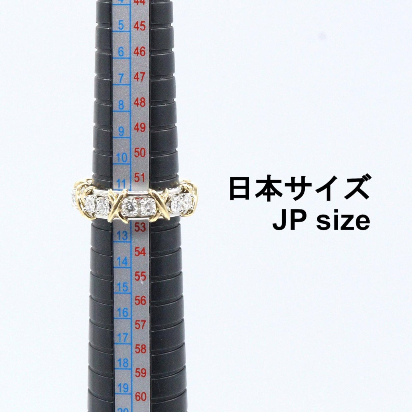 ジャンシュランバージェ リング 16PD リング 指輪 K18YG Pt950 ダイヤモンド プラチナ イエローゴールド クリア ティファニー アクセサリー TIFFANY & Co.