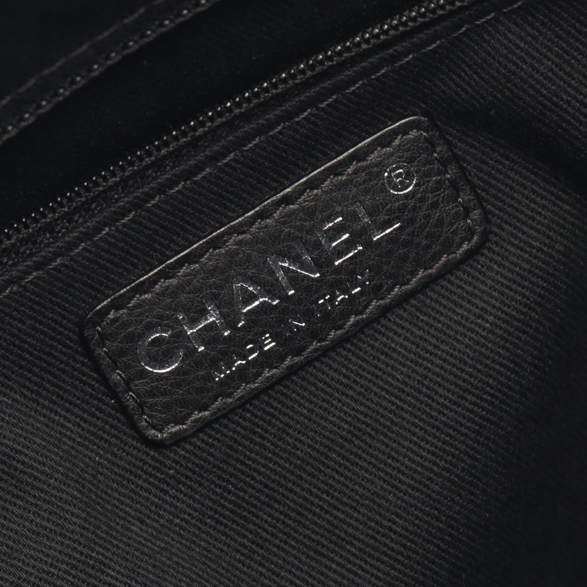 マトラッセ チェーンショルダーバッグ チェーントートバッグ キャビアスキン ブラック シルバー金具 シャネル バッグ CHANEL