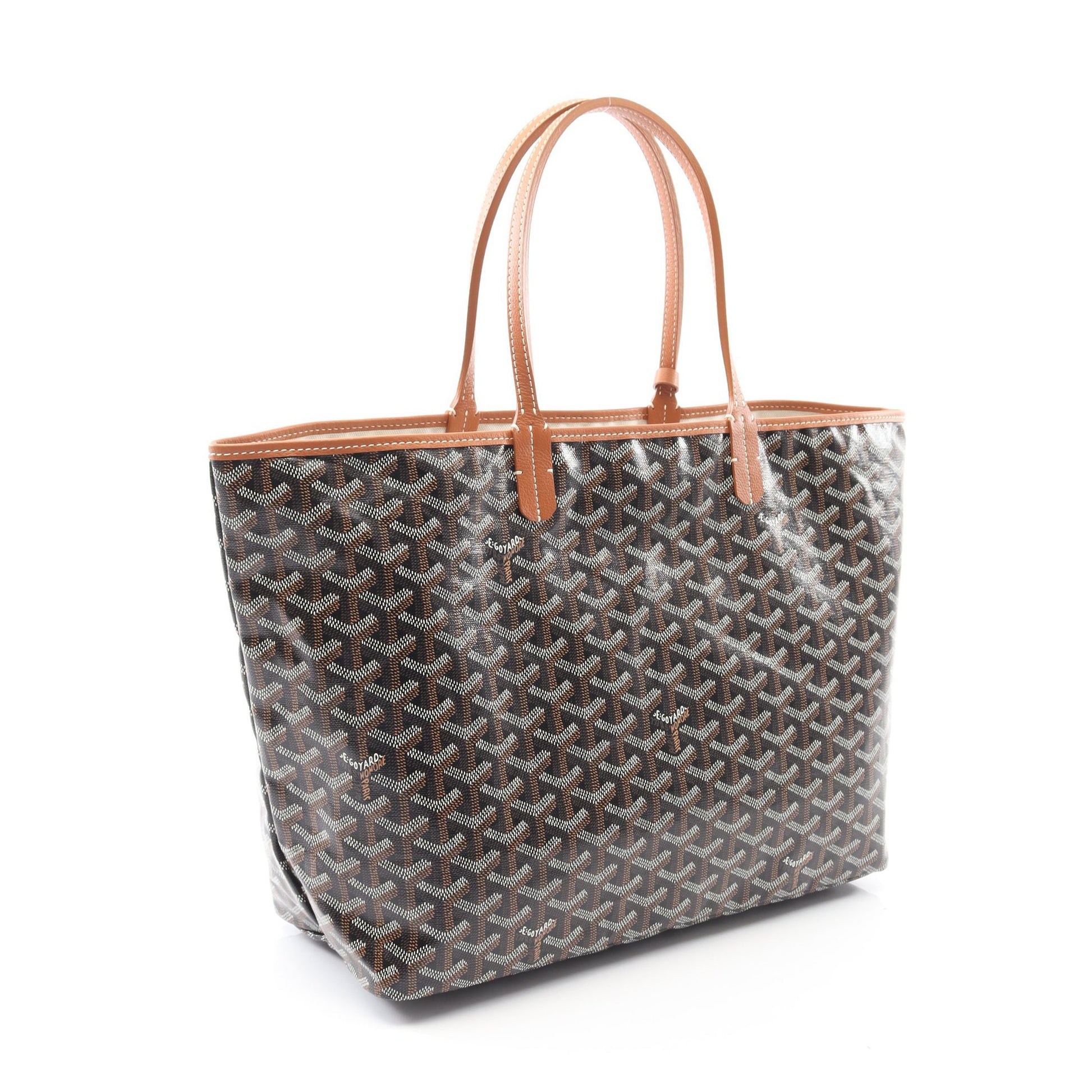 サンルイPM ハンドバッグ トートバッグ コーティングキャンバス レザー ブラック ブラウン マルチカラー ゴヤール バッグ GOYARD