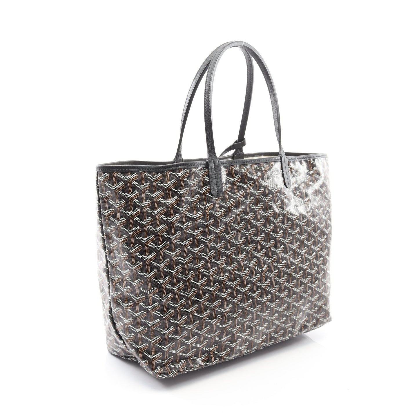 サンルイPM ハンドバッグ トートバッグ コーティングキャンバス レザー ブラック マルチカラー ゴヤール バッグ GOYARD