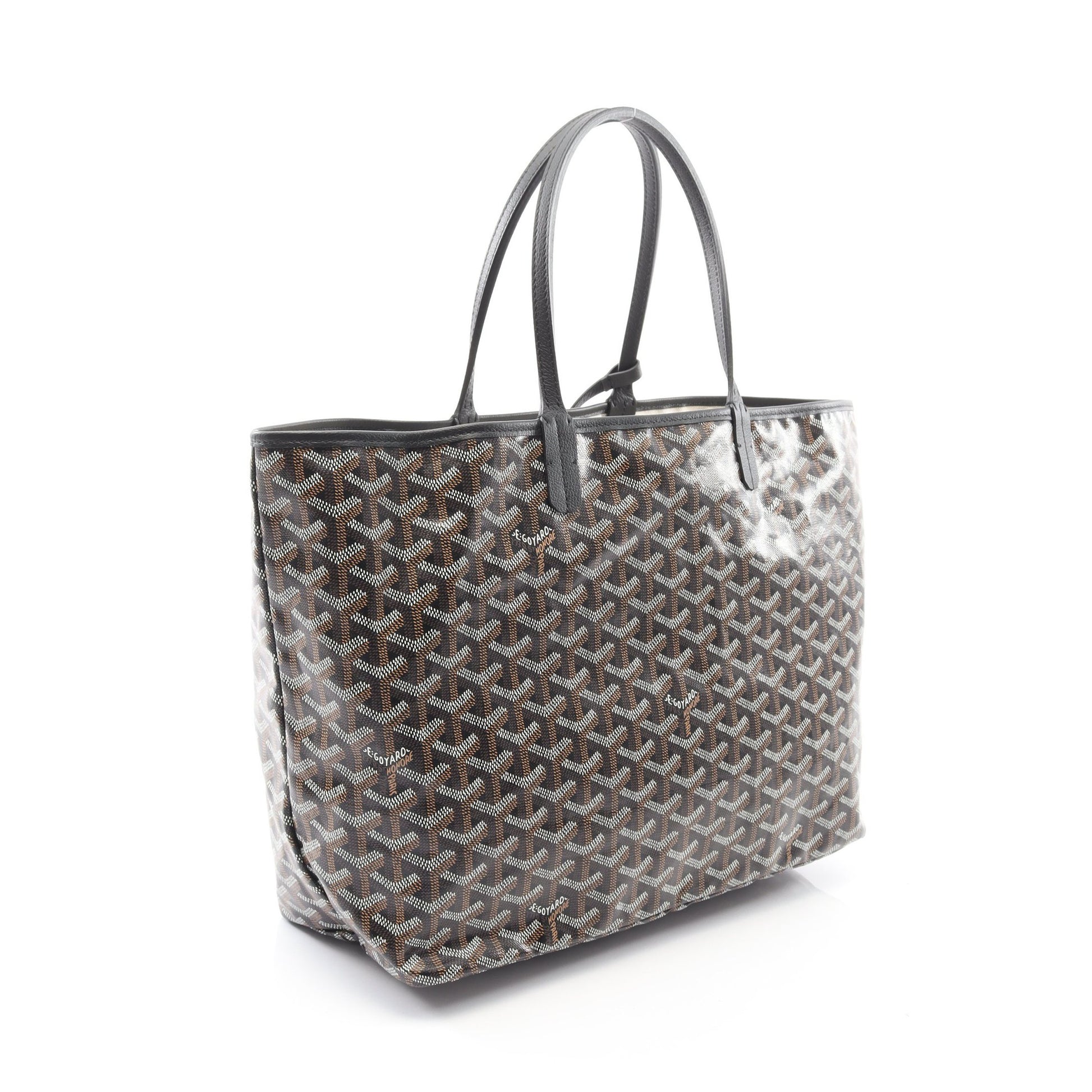 サンルイPM ハンドバッグ トートバッグ コーティングキャンバス レザー ブラック マルチカラー ゴヤール バッグ GOYARD