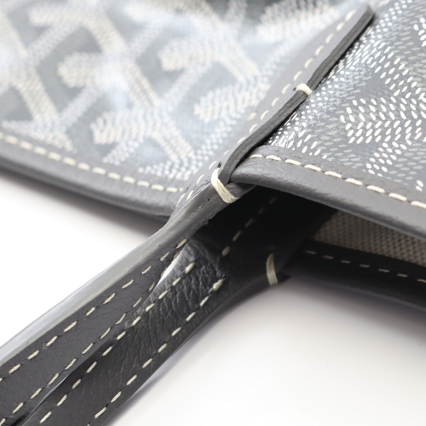 サンルイPM ハンドバッグ トートバッグ コーティングキャンバス レザー グレー マルチカラー ゴヤール バッグ GOYARD