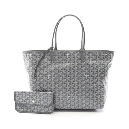 サンルイPM ハンドバッグ トートバッグ コーティングキャンバス レザー グレー マルチカラー ゴヤール バッグ GOYARD