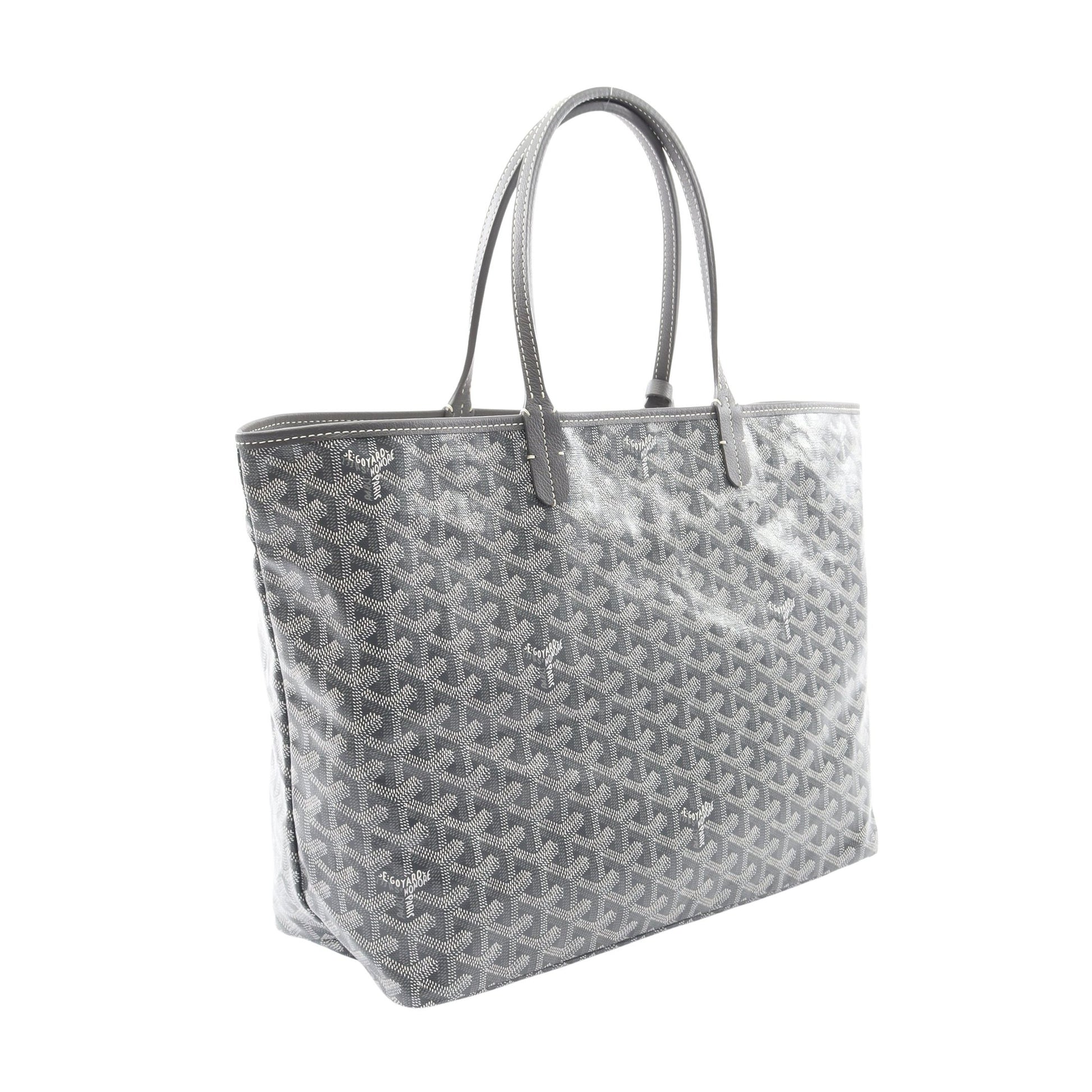 サンルイPM ハンドバッグ トートバッグ コーティングキャンバス レザー グレー マルチカラー ゴヤール バッグ GOYARD