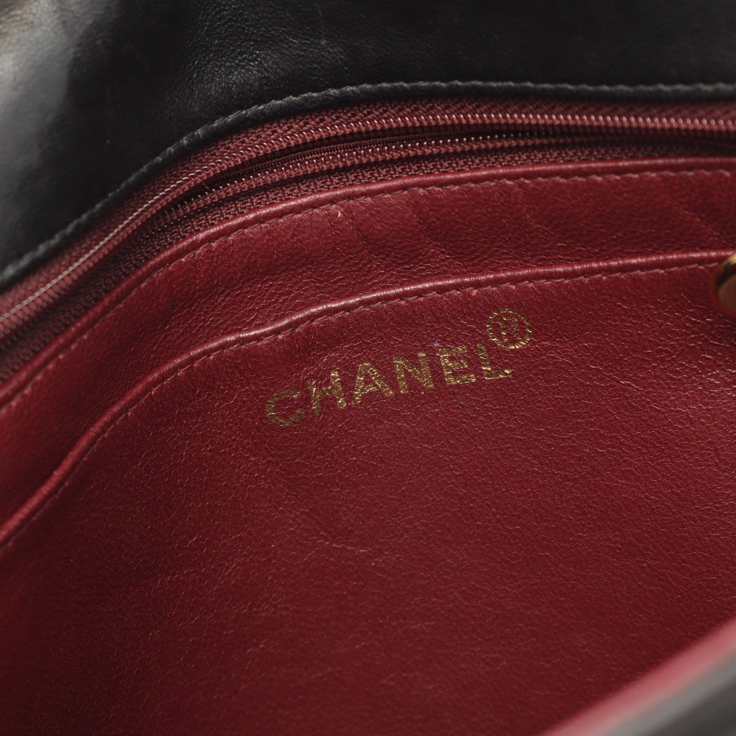 マトラッセ ワンショルダーバッグ ラムスキン ブラック ゴールド金具 シャネル バッグ CHANEL