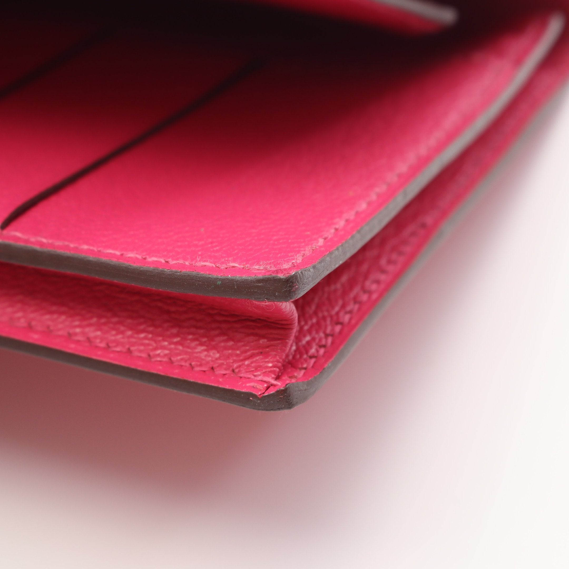 ベアンスフレ ローズティリアン 二つ折り長財布 オーストリッチ ピンク