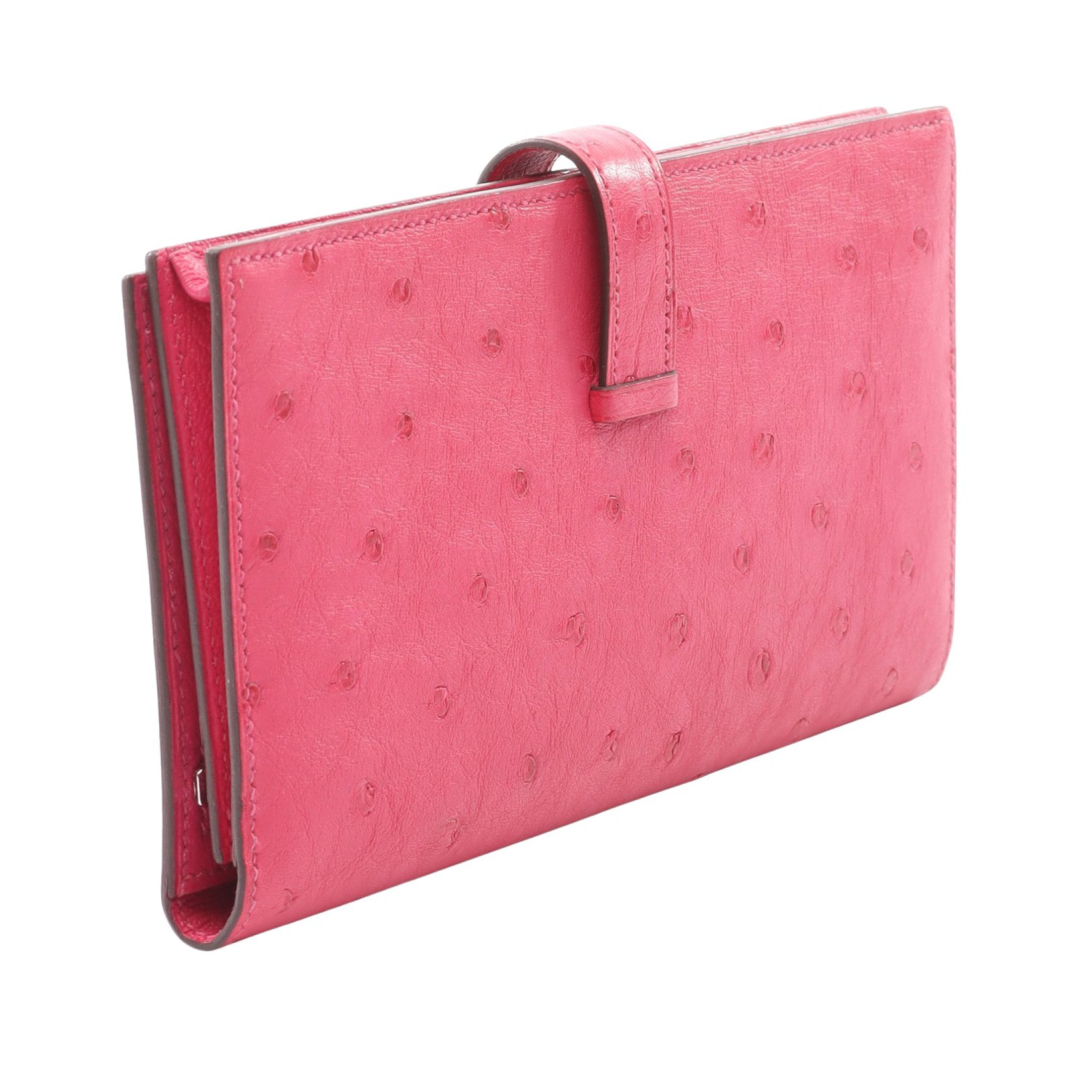 ❤お得なお品❤ベアンスフレ オーストリッチ ローズパープル ＳＶ エルメス A刻 ❤お得なお品❤ベアンスフレ オーストリッチ ローズパープル SV