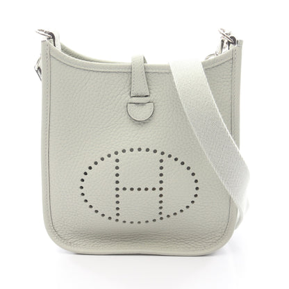 エヴリンTPM ヴェールフィズ ショルダーバッグ トリヨンクレマンス ライトグリーン シルバー金具 B刻印 エルメス バッグ HERMES