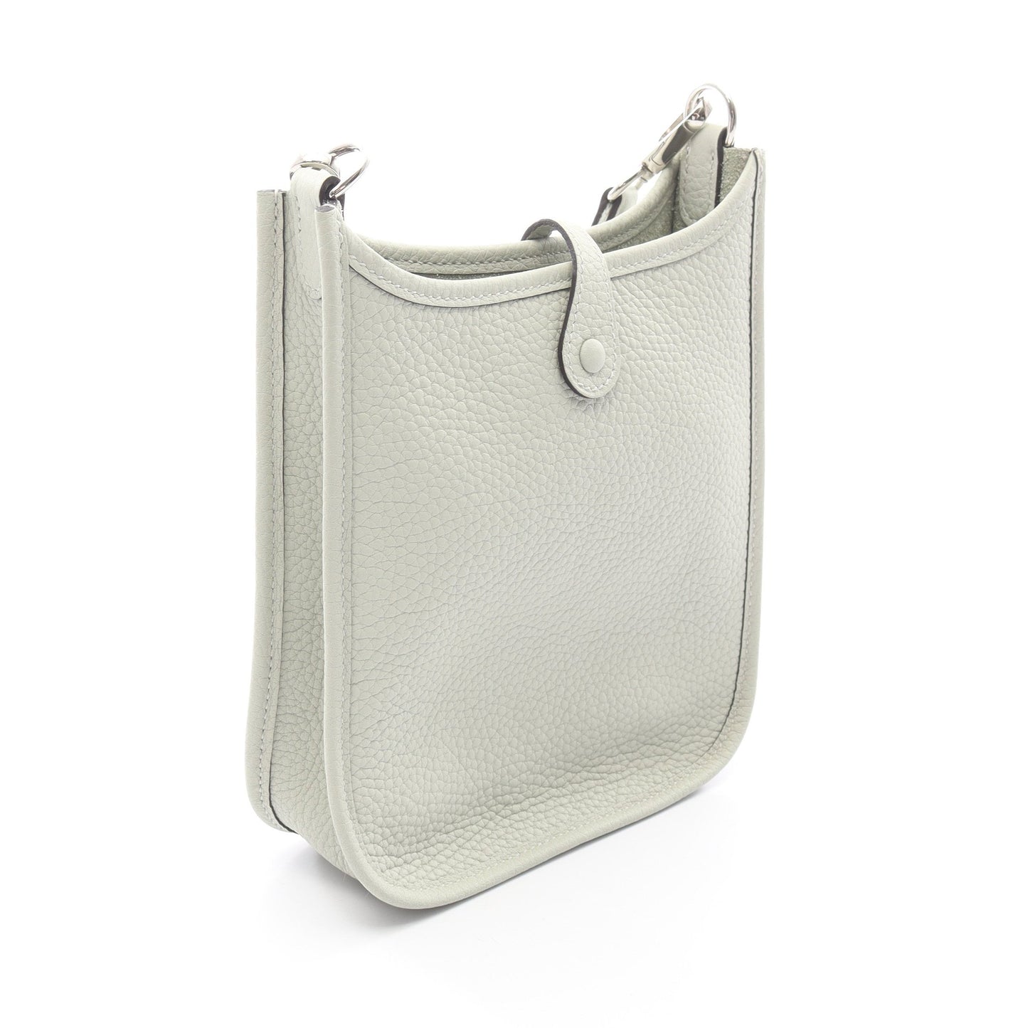 エヴリンTPM ヴェールフィズ ショルダーバッグ トリヨンクレマンス ライトグリーン シルバー金具 B刻印 エルメス バッグ HERMES