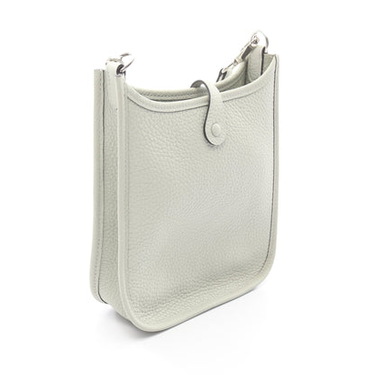 エヴリンTPM ヴェールフィズ ショルダーバッグ トリヨンクレマンス ライトグリーン シルバー金具 B刻印 エルメス バッグ HERMES