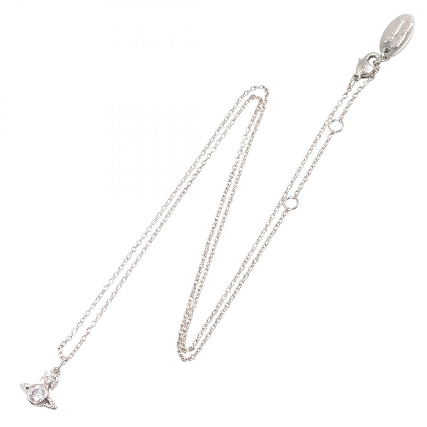 ネックレス ネックレス 真鍮 シルバー クリア ヴィヴィアンウエストウッド アクセサリー Vivienne Westwood