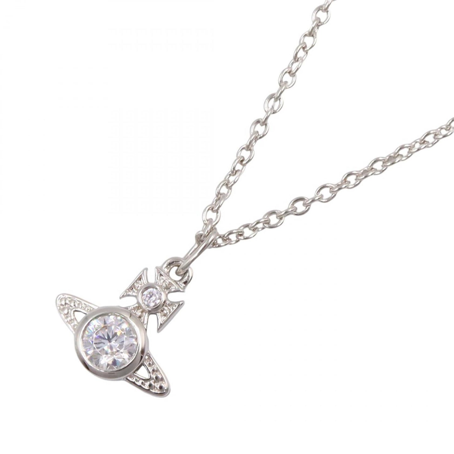 ネックレス ネックレス 真鍮 シルバー クリア ヴィヴィアンウエストウッド アクセサリー Vivienne Westwood