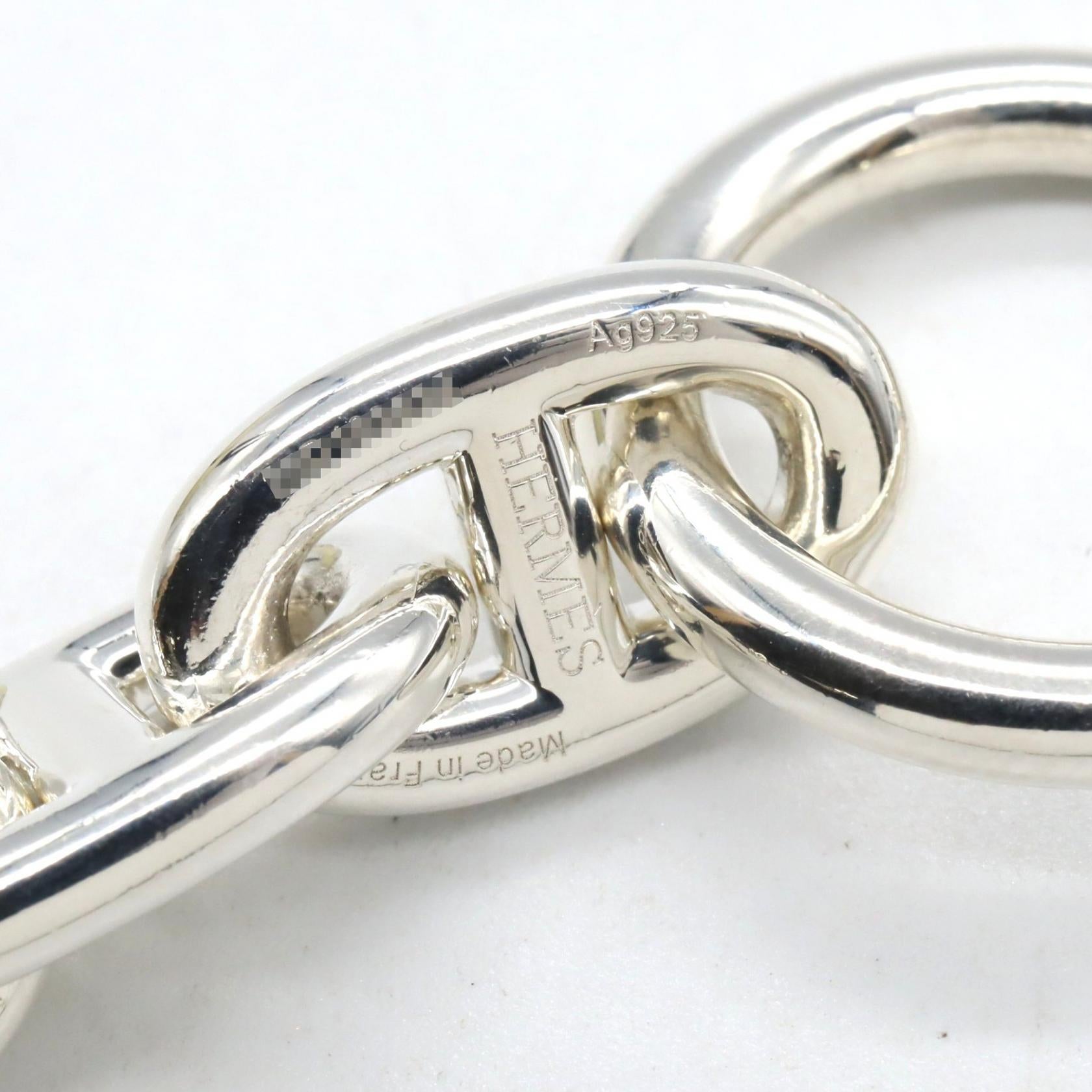 シェーヌダンクル MM 16コマ ブレスレット ブレスレット SV925 シルバー エルメス アクセサリー HERMES