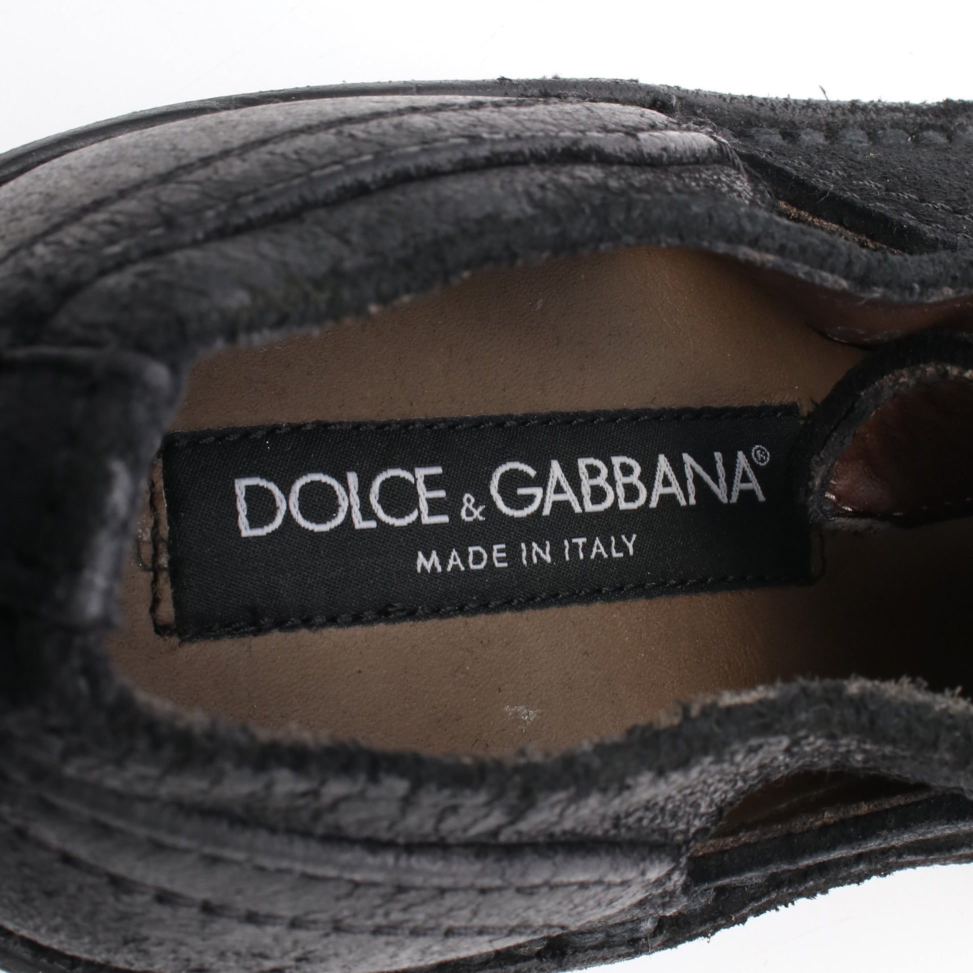 サマーシューズ サンダル レザー ブラック ドルチェアンドガッバーナ シューズ DOLCE&GABBANA