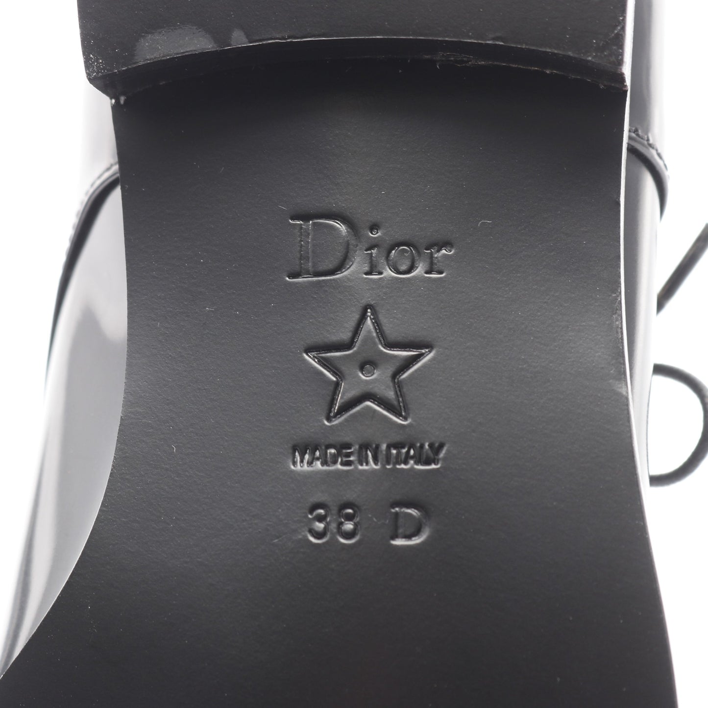 オックスフォードシューズ ドレスシューズ レザー ブラック クリスチャンディオール シューズ Christian Dior