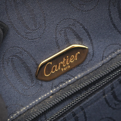 サファイアライン ショルダーバッグ レザー ダークネイビー カルティエ バッグ Cartier
