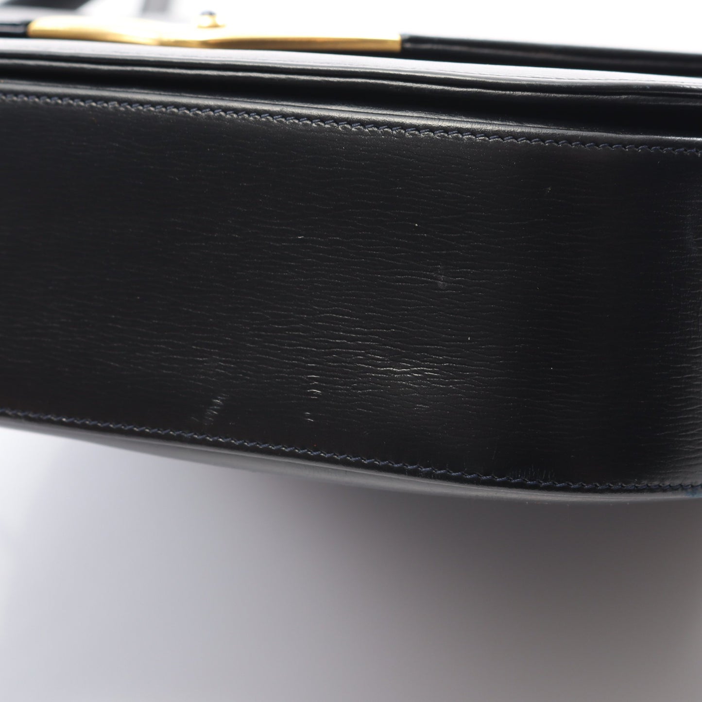 サファイアライン ショルダーバッグ レザー ダークネイビー カルティエ バッグ Cartier